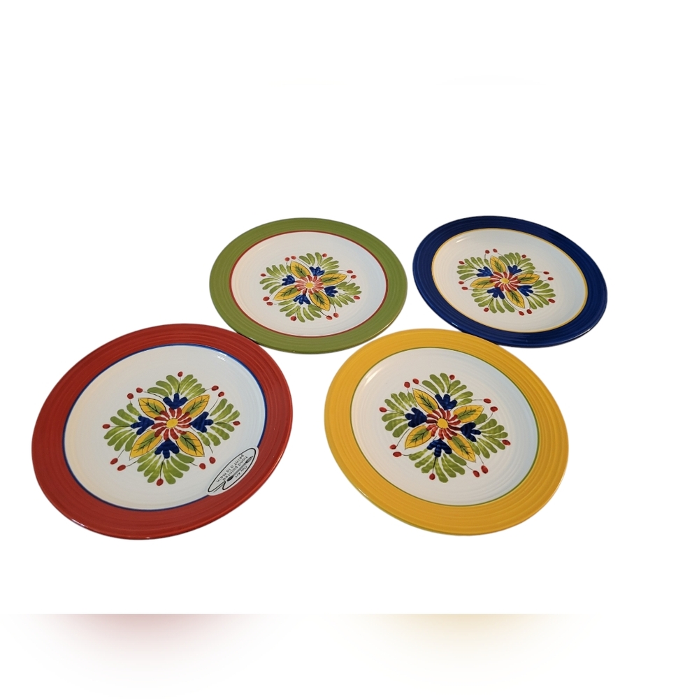 Clay Art Velencia Salad Plates Set Of 4